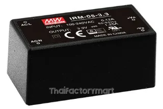 Mean Well IRM-05-3.3, PCB Mount Converter, 5W, 3.3V, 1.25A