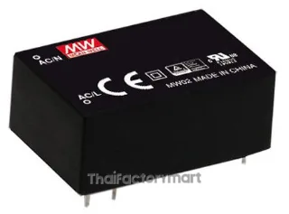 Mean Well IRM-02-3.3, PCB Mount Converter, 2W, 3.3V, 600mA