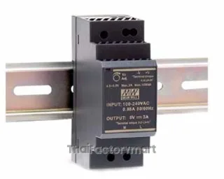 Mean Well HDR-30-15, DIN Rail Power Supply, 89%, 15V, 2A, 30W, Adjustable