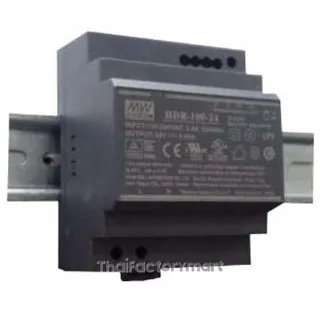 Mean Well HDR-100-15N, DIN-Rail Power Supply, 89%, 15V, 6.5A, 97.5W, Adjustable