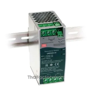 Mean Well DRDN40-24, Redundancy Module, 40A, 24 VDC, 125.2mm, DIN Rail Mount