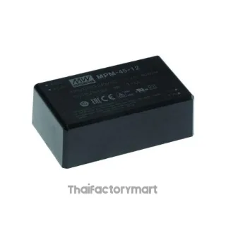Mean Well MPM-45-12, PCB Mount Converter 45W 12V 3.75A