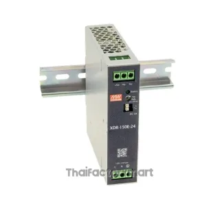 Mean Well XDR-150E-48 150W AC/DC Economical Ultra Slim Industrial DIN Rail Power Supply, 48V Output, Screw Terminal