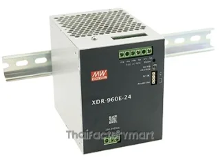 Mean Well XDR-960E-36 960W AC/DC Economical Ultra Slim Industrial DIN Rail Power Supply, 36V Output, Screw Terminal