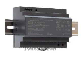 Mean Well HDR-150-12, DIN-Rail Power Supply, 89%, 12V, 11.3A, 150W, Adjustable