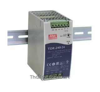 Mean Well TDR-240-48, Three Phase Industrial DIN Rail Power Supply, 92%, 48V, 5A, 240W, Adjustable