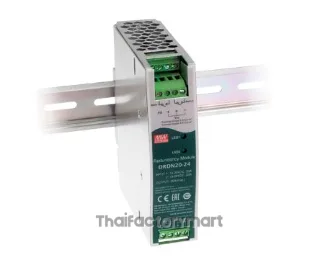 Mean Well DRDN20-24, Redundancy Module, 20A, 24 VDC, 125.2mm, DIN Rail Mount