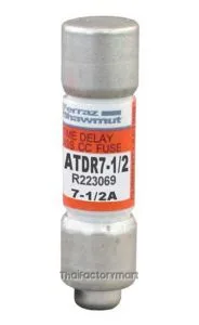 Fuse Amp-Trap Class CC, Motor Duty, 600V, 7-1/2A,