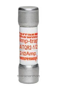 Fuse, Class CC, Transformer Duty, 600V, 2-1/2A,
