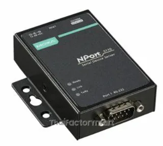 1-port device server, 10/100M ethernet, RS-232 DB9 male, 12~48 VDC, 0~55Â°C