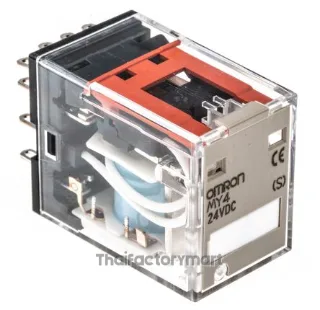 Standard type, Single, Plug-in terminal, 24 VDC 3 A (Resistive load), 220 VAC 3 A (Resistive load), Output 4PDT (3 A 24 V)