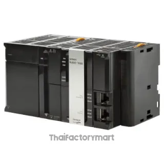 Sysmac NJ5 CPU, 20 mB memory, built-in EtherCAT (64 servo axes, in total 192 EtherCAT nodes) and EtherNet/IP