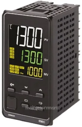 Temperature Controller, Temp. controller, PRO, 1/8 DIN (96 x 48 mm), Progr., 4 AUX, 1 x 12 VDC pulse OUT, 100 to 240 VAC