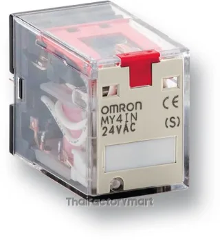 Single, Plug-in terminal, Latching lever, 24 VDC 3 A (Resistive load), 220 VAC 3 A (Resistive load), Output 4PDT (3 A 24 V)