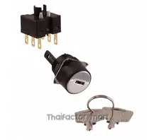 SWITCH KEYLOCK 3POS DPDT 5A 125V
