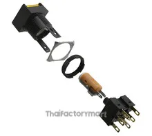 SWITCH PUSHBUTTON DPDT 5A 125V