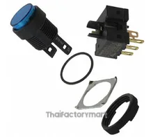 SWITCH PUSHBUTTON DPDT 5A 125V