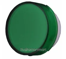 CAP PUSHBUTTON ROUND GREEN