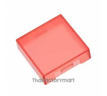 CAP PUSHBUTTON SQUARE RED