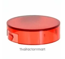 CAP PUSHBUTTON ROUND RED