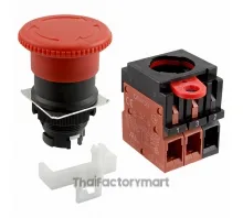 Pushbutton / Switch / Pilot Lamp, SW PB DPST-NC+SPST-NO 10A 110V