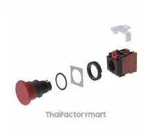 SWITCH PUSH DPST-NC 10A 110V
