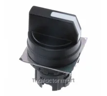 Selector A22NZ 22 dia., 3 position, NON-Lighted, bezel plastic, manual, color black
