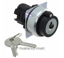 Selector Switch, CONFIG SW BODY KEYLOCK NON-ILLUM