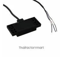 Proximity sensor, capacitive, flat, unshielded, 10mm, DC, 3-wire, NPN-NO, 2m cable