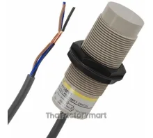 Proximity sensor, capacitive, M30, unshielded, 15 mm, DC, 3-wire, NPN-NO, 2 m cable