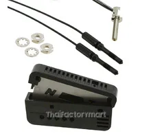 Fiber optic sensor, diffuse coaxial, M3 side view, high flex R4 fiber, 2m cable