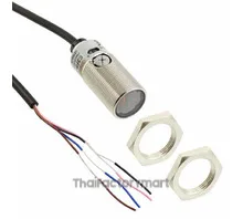 Photoelectric Sensor, BRASS M18,TRANS,2M,AX, PNP, PW
