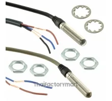 1 to 5 m Sensing Distance Compact Cylindrical Sensor, Negative-Positive-Negative (NPN), Through-Beam - E3T-CT12