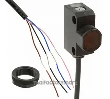 Photo Sensor, Diffuse Reflective, Sensing distance 500 mm, Infrared LED, Built In amplifier, Pre-Wired
