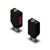 Photoelectric sensor, through-beam laser emitter, 60m, M8 4-pin connector