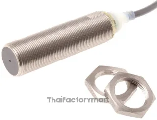 Omron, M18 x 1, PNP-NO Inductive Sensor 81.5mm Length, 12 - 24 V dc supply voltage , IP67 Rating