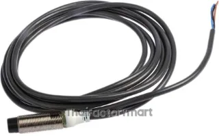 Omron, M12 x 1, NPN-NO Inductive Sensor 50mm Length, 12 - 24 V dc supply voltage , IP67 Rating