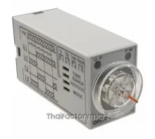 Timer, plug-in, 8-pin, multifunction, 0.1min to 10h long time range model, DPDT, 12 VDC supply voltage