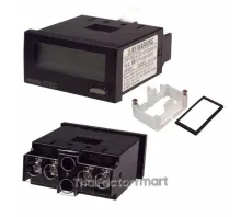 Total counter, 1/32DIN (48 x 24 mm), self-powered, LCD, 8-digit, 20cps, VAC/DC input, black case