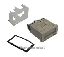 Time counter, 1/32DIN (48 x 24 mm), self-powered, LCD, 7-digit, 999h59m59s / 9999h59.9m, VDC input, grey case