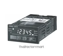 Digital panel meter, DIN48x24mm, DC voltage/current + NPN input, 2x relay outputs, includes color display function, 24VDC, without data transmission output