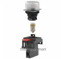 PILOT LIGHT 110V LED ROUND WHITE