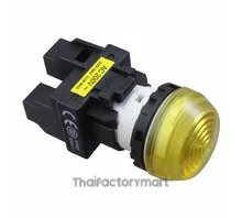 Pilot Lamp / Indicator, LED PANEL IND YELLOW 230VAC