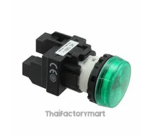 Indicator M22N flat, CAP COLOR GREEN, LED GREEN, LED VOLTAGE 200-240 VAC