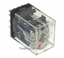 Relay, Single, Plug-in terminal, 24 VDC 1 A (Resistive load), 220 VAC 1 A (Resistive load), Output 4PDT (1 A 24 V)