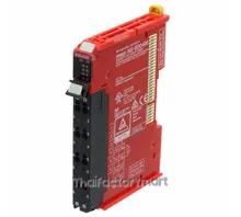 4 Digital Safety Outputs, PNP 24 VDC, 0.5 A/point, 2.0 A/NX Unit, screwless push-in connector, 12 mm wide
