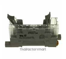 Socket, DIN rail/surface mounting, 10-pin, screw terminals, for G7SA 4 pole relays รูปที่ 2