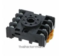RELAY SOCKET 8 POSITION DIN RAIL