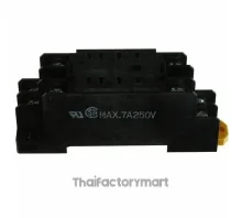 RELAY SOCKET 8 POSITION DIN RAIL