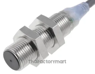 Omron, M12 x 1, NPN-NO Inductive Sensor 34mm Length, 12 - 24 V dc supply voltage , IP67 Rating
